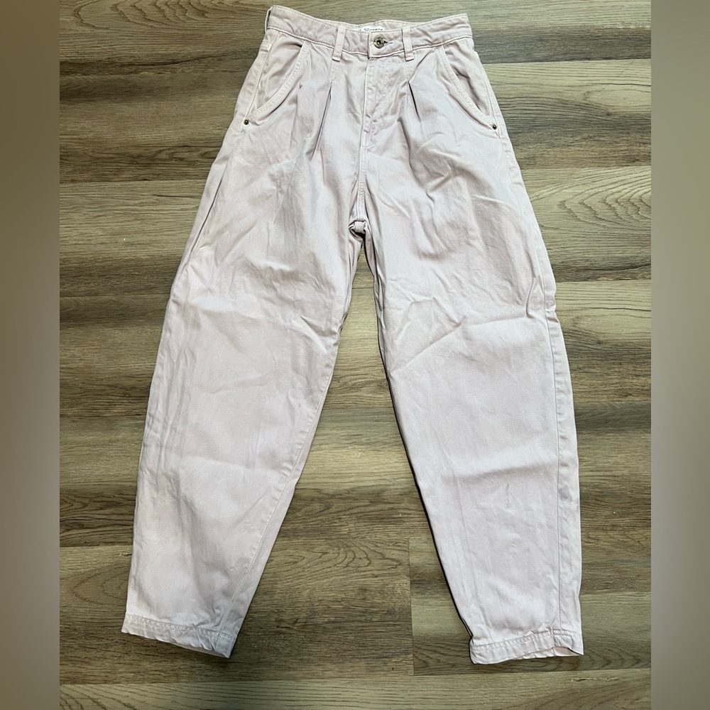 Zara Lilac baggy ankle jeans - Picture 5 of 16
